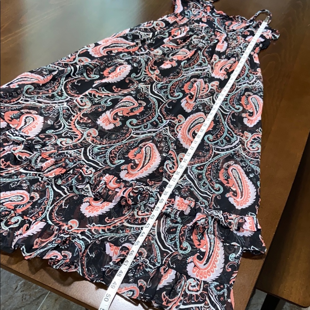 Sale 2/$15* Elegant Paisley Print Dress. Ambience, size S - Picture 11 of 12